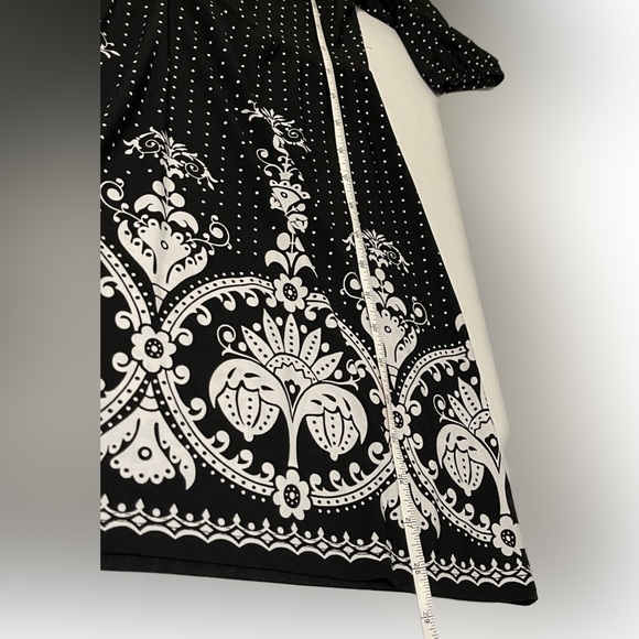 Amazing Find! Beautiful Refine Decadent Classic Classy Black & White Dress AGB - Picture 14 of 14